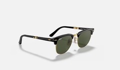 Ray-Ban Clubmaster Folding Black/G-15 Green 51 mm Sunglasses RB2176 901 51-21