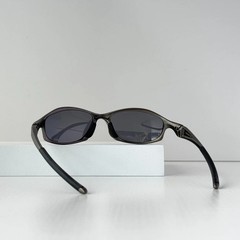 Oakley Hatchet X-Metal Sunglasses Gunmetal Frame Brown Lens Vintage Rare