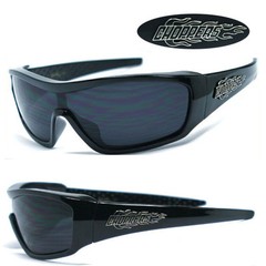 1 Piece Lens Choppers Biker Men Sunglasses – Black C40