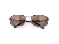 Ray-Ban Sunglasses, Polarized Lenses, RB 3498 029/T5 3P, 61-17-135, Metal