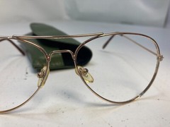 Unknown Vintage Aviator Frames with Cases ~55-20-140