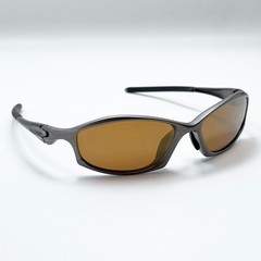 Oakley Hatchet X-Metal Sunglasses Gunmetal Frame Brown Lens Vintage Rare