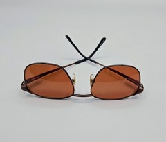 Vintage SERENGETI Millennium DR5500 54mm Brown Sunglasses Japan Unisex