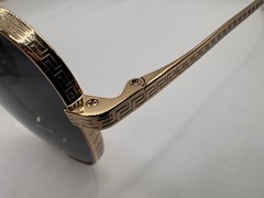Authentic Versace Avanti Pilot Sunglasses 2217 Gold Frame | Dark Gray Lens
