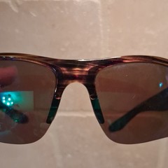 Premiere Polarized UV400 Adjustable Wrap Sunglasses Brown Frame & Lens Men