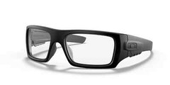 Oakley SI Industrial Det Cord Sunglasses OO9253-07 Matte Black W/ Clear Lens