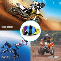 Motocross Goggles ATV Dirt Bike Motorcycle UTV MX OTG Offroad Anti Fog Ski