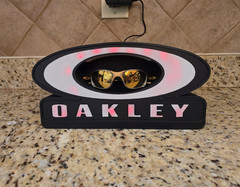 3D Printed Oakley Style Foundation Trophy X-Metal LED Sunglasses Display Stand