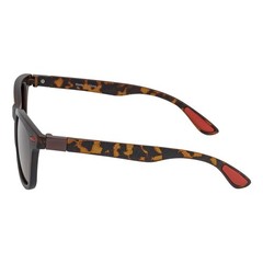 WAYSPORT – Polarized Horn Rimmed Matte Brown Sunglasses Brown Lens