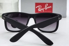 RayBan Justin RB 4165 622/T3 55mm Polarized Black Frame Gradient Sunglasses