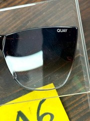 Quay Come Thru 1212 Unisex Adults Brown Havana Sunglasses Square Full Rim 144 mm