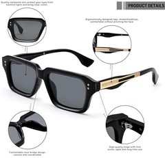Brand Design Sunglasses Luxury Men Fashion Style Italy Celebrity Icon Couture
