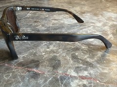 Ray Ban Polarized Tortoise Brown Sunglasses Frames Only Italy RB 4184 145m -A163