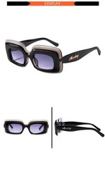 Retro Shades Luxury Sunglasses For Men Designer Famous Brand Square Sun Glasses