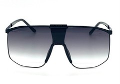 Men Women Black Lens Glasses Sunglasses Fashion Big Oversize Flat Lens Square