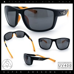 Choppers Wrap Sunglasses Men UV400 Lightweight Sport Fit Biker Wraparound Shades