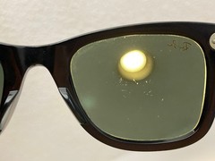 Ray Ban Wayfarer Sunglasses Italy RB 2140 901 Black Green G15 lens 50-22mm