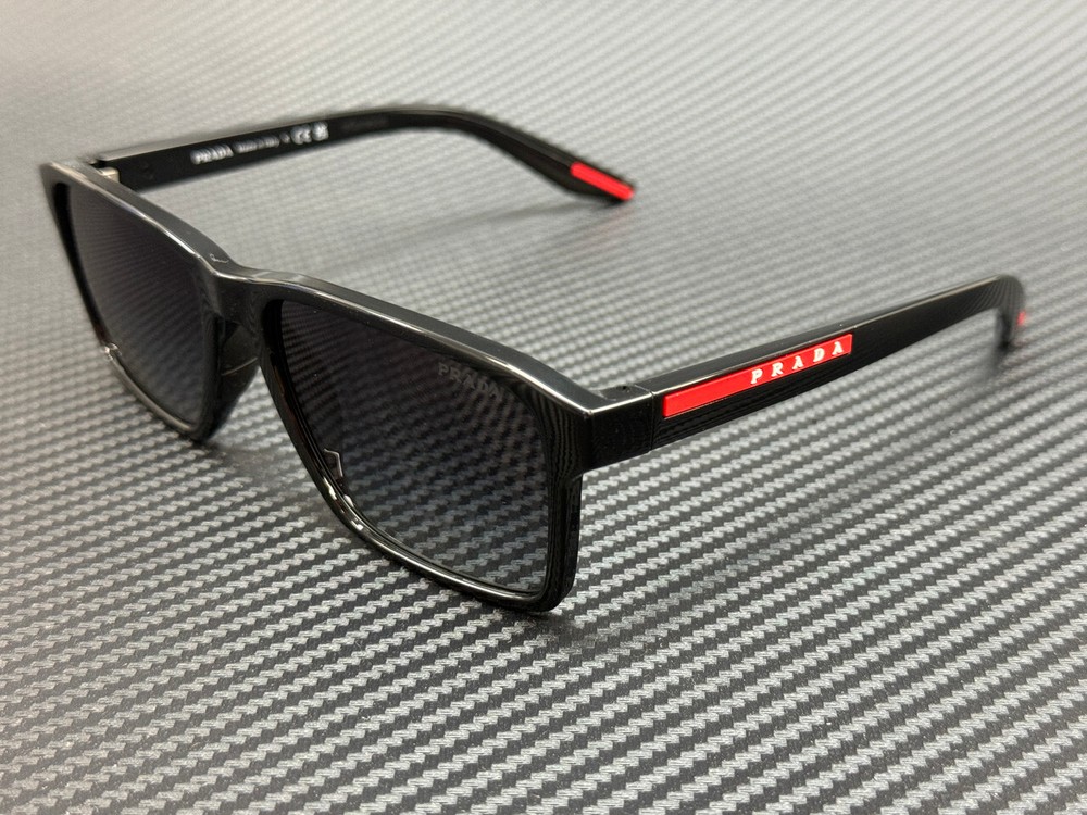 PRADA LINEA ROSSA PS 05YS 1AB09U Black Grey Gradient Men’s 58 mm Sunglasses