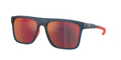 FERRARI SCUDERIA FZ6006 506 6P Opal Blue Mirror Red Blue 58 mm Men’s Sunglasses