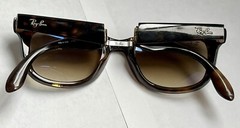 Ray Ban Folding Wayfarer Havana 4105 710 Brown Sunglasses 50mm