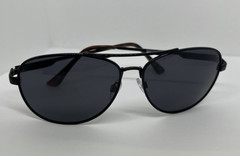 Panama Jack Unisex Adult Black Metal Aviator Style Sunglasses Foster Grant