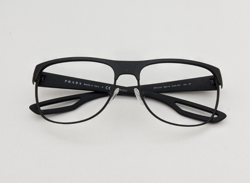 🕶️Frame Only! Made in Italy! Prada SPS57Q Sunglasses 58/16 140 /EUC514🕶️