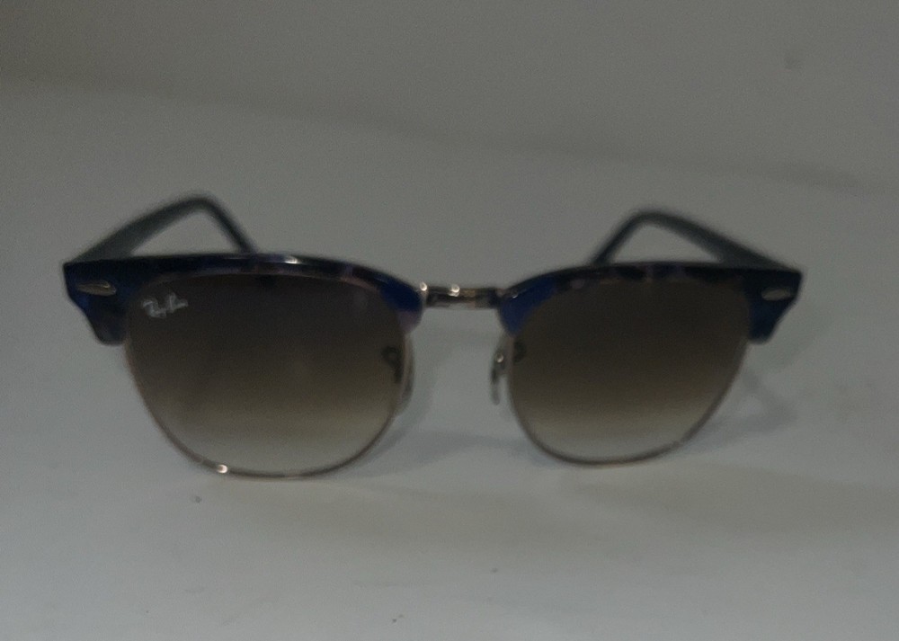 1 Unit New Ray-Ban Brown /Blue Tortoise Sunglasses 51021 , As Is