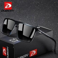 DUBERY Polarized Sunglasses Men Women UV400 Sport Driving Fishing Square Glasses