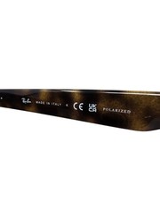Ray-Ban RB464050-yp Polarized Sunglasses Polished Light Havana NEW
