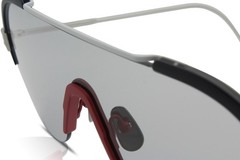 Thom Browne Sunglasses TBS811 03 Silver Titanium/Navy/Red/Grey