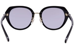Coach CBY93 HC8436 500287 Sunglasses Women’s Black/Grey Solid 55mm