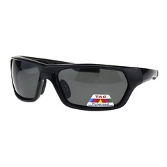 Tac Polarized Sunglasses Mens Wrap Around Rectangular Biker Fashion