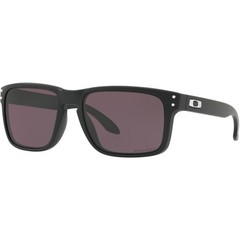 Oakley Mens Holbrook Sunglasses – Matte Black w / Prizm Grey – Authentic New