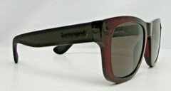 Sunglasses Havaianas PARATY/M Burgundy Black Frames Brown Lens Size Medium New