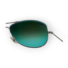 Ray-Ban RB3362 Cockpit Aviator Sunglasses Unisex Silver Orange Mirrored W/ Case