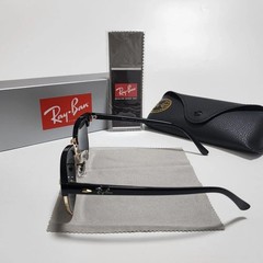 Ray-Ban RB3016 Sunglasses Clubmaster Classic Black Frame Glass Gray Lens 51-21mm
