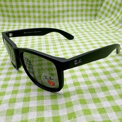 2026 Men’s Sunglasses Ray-Ban RB4165 JUSTIN Black Frame Grey Gradient Lens 145mm