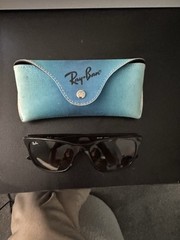 Ray Ban New Wayfarer, Polished Light Havana, B-15 Brown