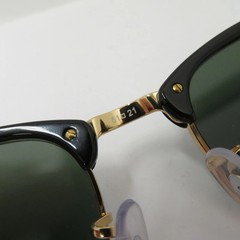 used RAY BAN Ray Ban CLUBMASTER CLASSIC sunglasses RB3016 size 51 21 black Seto