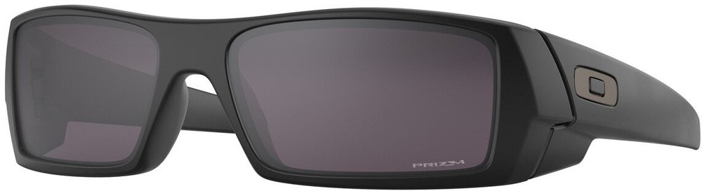 Oakley 0Oo9014 Gascan Rectangle Sunglasses – Matte Black / Prizm Grey –