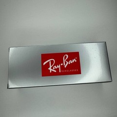 Ray-Ban Wayfarer Sunglasses Black Plastic Frame Green Tinted Glass + Case +Box