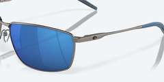 Costa Del Mar Sunglasses TURRET Gunmetal Frame / Blue Mirror 580P POLARIZED Lens