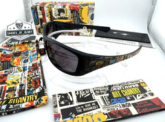 OAKLEY HIJINX ART CHANTRY MATTE BLACK W/ WARM GREY SUNGLASSES ARTIST 12-771 RARE