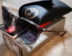 🔥 Genuine Ray-Ban Erika Unisex Sunglasses RB4171 65138G Transparent GRAY 54mm