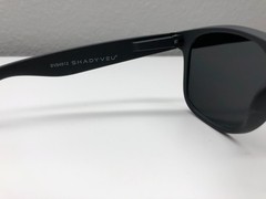 ShadyVeu Sunglasses SV 94812 Matte Black Frame Unisex Adults Black Lens