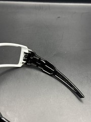 Oakley Oil Rig 2 Polished White/Black Silver Ghost Text Frame 24-058