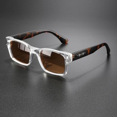 Retro Punk Fashion Sunglasses – Square Protective Frame, Uv400 Unisex for Outdoo