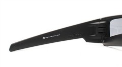 Oakley Gascan Sunglasses Matte Black Thin Blue Line OO9014-1160 with Pouch