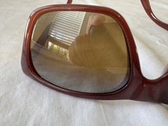Vuarnet Legend Brown Nylon Frame Double Mirrored Glass Lens Sunglasses VL0006