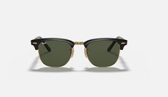 Ray-Ban Clubmaster Folding Black/G-15 Green 51 mm Sunglasses RB2176 901 51-21